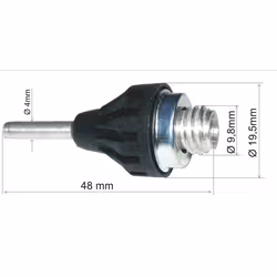 Corps de buse pour pistolet à air chaud Bosch; 19,5 mm