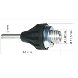 Corps de buse pour pistolet à air chaud Bosch; 19,5 mm