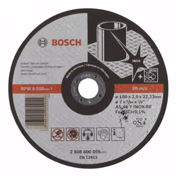 Disque abrasif Bosch AS 46 T INOX BF; 180x2 mm