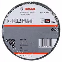 Bosch 2 608 604 524 fourniture de ponçage manuel Patin de ponçage Grain fin 5 pièce(s)