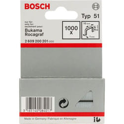 Bosch 2609200201 Pack d'agrafes 1000 agrafes