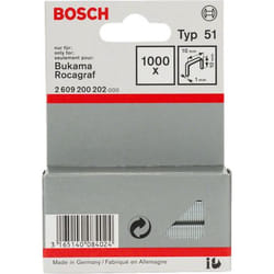 Bosch 2 609 200 202 Pack d'agrafes 1000 agrafes
