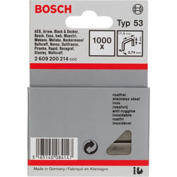 Bosch Agrafes à fil fin type 53 :