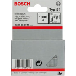 Bosch Agrafes à fil plat type 54