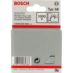 Bosch Agrafes à fil fin type 58