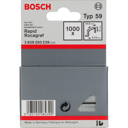 Bosch Agrafes à fil fin type 59