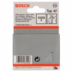 Informations techniques Dimensions produit, largeur : 1.8 mm Longueur : 30 mm Type de clou : Type 47 Clou type 47, 1,8 x 1,27 ...