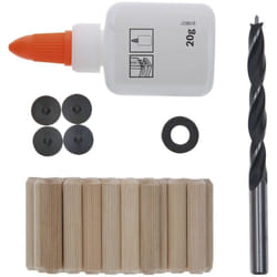 Bosch - Jeu de chevilles à bois 32 pièces, 8 mm, 40 mm - 2607000542