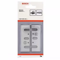 Lames de rabot Bosch 2607000193; 2 unités