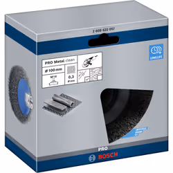 Bosch Brosses coniques à fils ondulés Clean for Metal