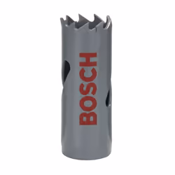 Bosch Scies trépans bimétal, Unique, Perceuse, Cloison sèche, Métal, Plastique, Bois, Gris, Acier rapide, 4,4 cm