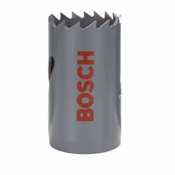 Bosch Scies trépans bimétal, Unique, Perceuse, Cloison sèche, Métal, Plastique, Bois, Gris, Acier rapide, 4,4 cm