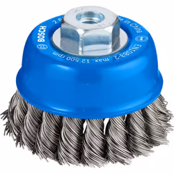 Finition particulièrement grossière sur le métal La brosse boisseau fournit une finition de surface particulièrement grossièr ...