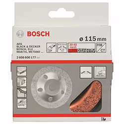 Disque de ponçage universel Bosch; 115 mm