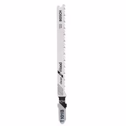 Bosch 2 608 633 622, Lames de scie sauteuse, Bois, Acier fin au carbone, 2,7 mm, 10 cm, 25 pièce(s)