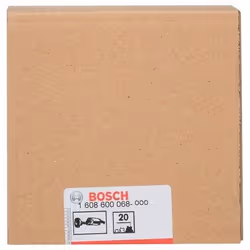 Bosch 1 608 600 068 fourniture de ponçage et de meulage rotatif Métal, Plastique, Caoutchouc, Bois Disque abrasif