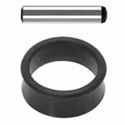 Bosch F 00Y 145 204, Caoutchouc, Noir, Argent, 25 mm, 5 mm