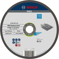 Bosch - Accessories 2608600322 2608600322 Disque à tronçonner 180 mm 1 pc(s) acier