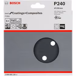 Bosch 2 608 605 128 fourniture de ponçage manuel pâte sablée P240 5 pièce(s)