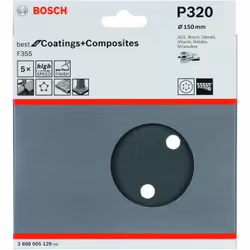 Meule PRO F355, 150mm, G320, 5 pièces Conçu pour le ponçage de surfaces dures - Êtes-vous un peintre à la recherche d’une feu ...