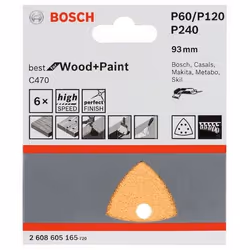 Bosch C470 Plateau de ponçage