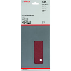 Bosch - Feuille abrasive C430 Paquet de 10 115 x 280 mm 180 2608605347