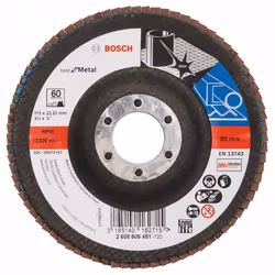 Meule-éventail Bosch Best for Metal; 115 mm