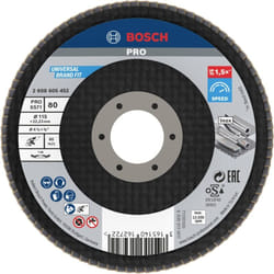 Bosch - Accessories 2608605452 X571 Disque segmenté Diamètre 115 mm ø de perçage 22.33 mm acier 1 pc(s) X985502