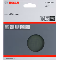 Feuille abrasive PRO F355, 115mm, G320, 10 pièces conçue pour le ponçage de surfaces dures - Êtes-vous un peintre à la recher ...