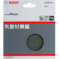 Bosch - Meilleur papier de verre pour broyeur de pierre : 115 mm G320x10 2608605500