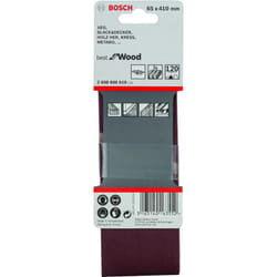 Bosch - Meilleure bande abrasive pour bois : 66x410mm G120x 3 2608606019
