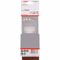 Manchon de ponçage Bosch X440; 75x508 mm; K40; 3 unités