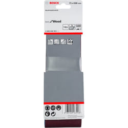 Meilleure bande abrasive pour bois : 75x508mm G100x 3 Bosch 2608606063