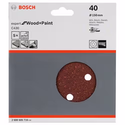 Bosch 2 608 605 716 fourniture de ponçage manuel pâte sablée P40 5 pièce(s)