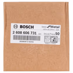 Bosch 2 608 606 731 fourniture de ponçage et de meulage rotatif Métal Disque abrasif