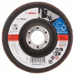 Meule-éventail Bosch Best for Metal X571; 180 mm; K40