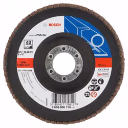 Meule-éventail Bosch Expert for Metal X551; 115 mm; K60