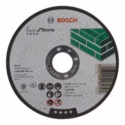 Bosch 2 608 600 385, Disque de coupe, Moyeu plat, pierre, Bosch, 2,22 cm, 12,5 cm
