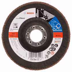 Meule-éventail Bosch Best for Metal; 125 mm