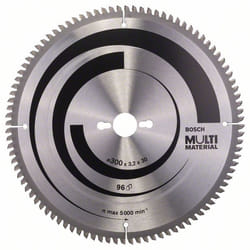 Lame de scie Bosch MULTI MATERIAL; 300x3,2x30,0 mm; Z96; -5°