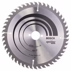 Bosch 2 608 640 629, Bois, 23 cm, 3 cm, 1,8 mm, 2,8 mm, Biseau supérieur alterné