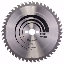 Lame de scie Bosch OPTILINE WOOD; 300x3,2x30,0 mm; Z48; 10°