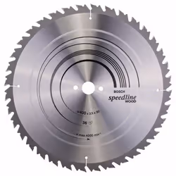 Lame de scie Bosch SPEEDLINE WOOD; 400x3,5x30,0 mm; Z36; 15°