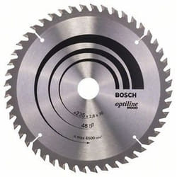 Lame de scie Bosch OPTILINE WOOD; 235x2,8x30,0 mm; Z48; 15°