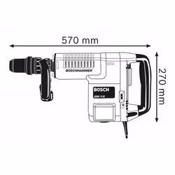 Bosch 0 611 316 703 marteau rotatif 1500 W