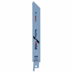 Bosch Lames de scie sabre S 922 BF Flexible for Metal, Lames de scie sabre, Tuyau, Profil, Bimétal, 1,8 mm, 10 cm, 1 pièce(s)