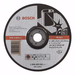 Disque a meuler Bosch AS 30 S INOX BF; 180x6 mm