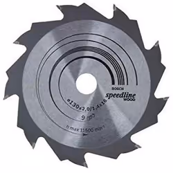 Lame de scie Bosch SPEEDLINE WOOD; 130x2x16,0 mm; Z9; 15°