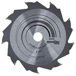 Lame de scie Bosch SPEEDLINE WOOD; 130x2x16,0 mm; Z9; 15°