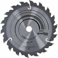 Bosch Lames de scies circulaires Speedline Wood